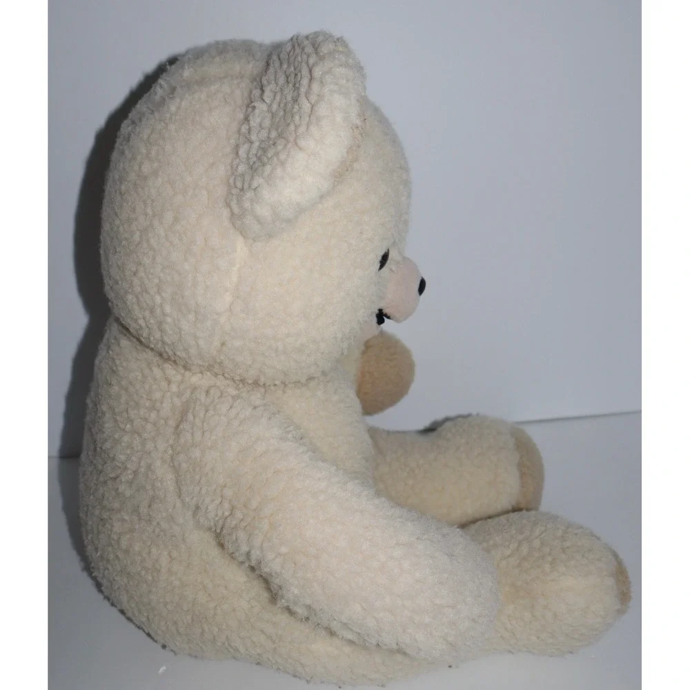 Vintage 1986 Russ Berrie Snuggle Large Plush Bear Mascot Item 3147 Korea Cream